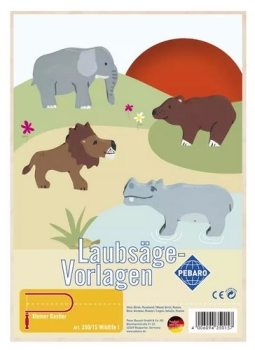 PEBARO Laubsägevorlage, Wildlife I